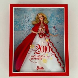 2010 Barbie Collector Holiday Doll by Mattel, Factory Sealed Original Box.